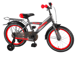 Volare Thombike 16 Zoll Ready To Ride Satin Anthrazit Rot