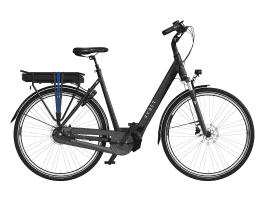 Vyber Ride E1 Damen | 57 cm | Night Black / Blue | 378 Wh