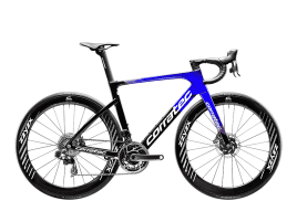 corratec CCT EVO Factory 57 cm | Pearlized Black / Reflex Blue / Anodized White / Gold