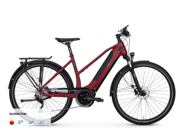 e-bike manufaktur 13ZEHN Connect Trapez | 45 cm | Rot matt