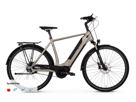 e-bike manufaktur 5NF Continental Prime Diamant | 60 cm | schwarz matt
