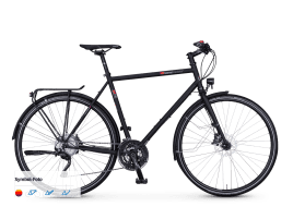 vsf fahrradmanufaktur T-700 30-Gang Diamant | 57 cm | schwarz matt
