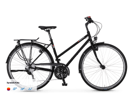 vsf fahrradmanufaktur T-300 Trapez | 50 cm | ebony matt | Shimano Nexus 8-Gang Premium Freilauf