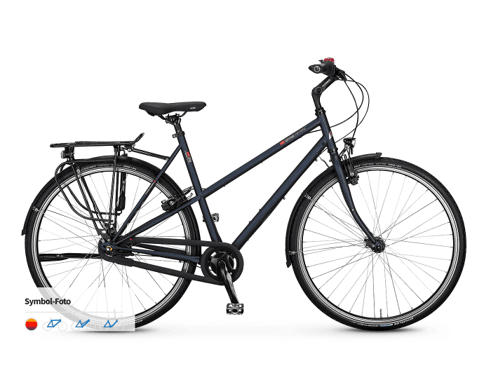 vsf fahrradmanufaktur T-300 Diamant | 62 cm | ebony metallic | Shimano Nexus 8-Gang Premium Freilauf
