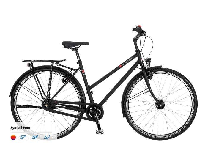 vsf fahrradmanufaktur T-100 Shimano Nexus 8-Gang Freilauf / V-Brake | Trapez | 45 cm