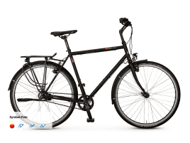 vsf fahrradmanufaktur T-300 Trapez | 45 cm | ebony metallic | Shimano Deore 30-Gang